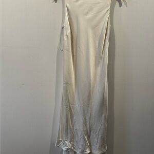 Abercrombie & Fitch Cream Midi Dress